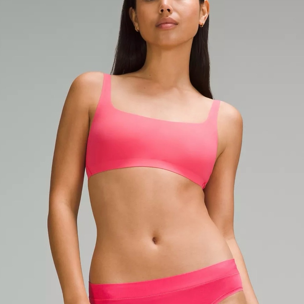 Nulu Mesh Scoop-Neck Bralette NWT